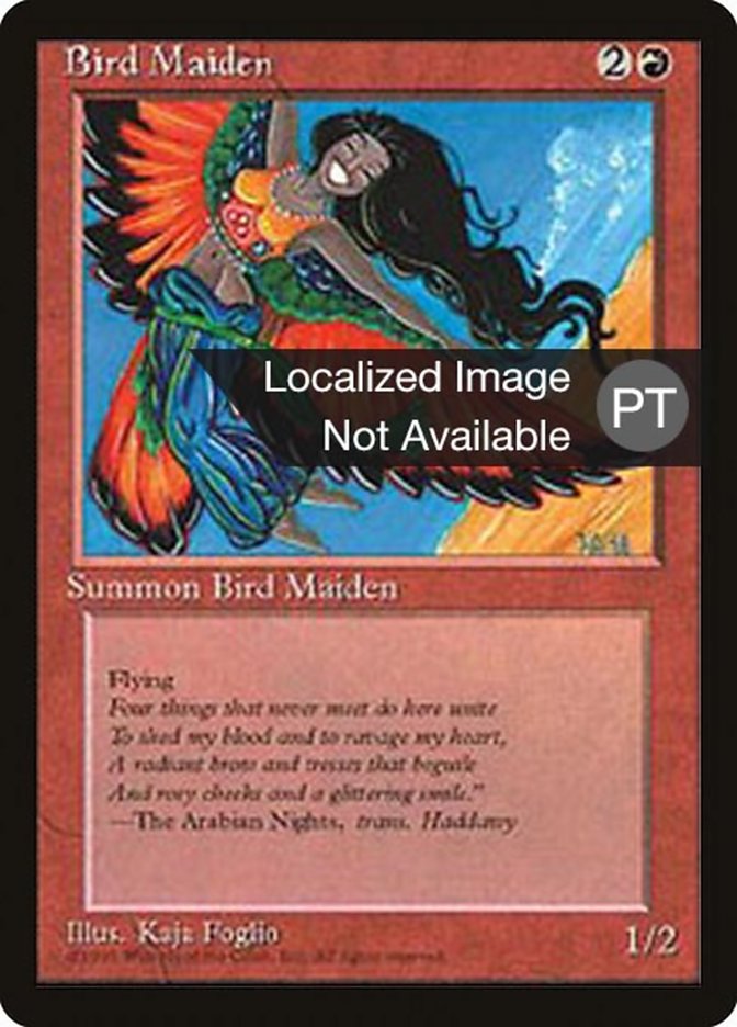 Bird Maiden [Fourth Edition (Foreign Black Border)] - Evolution TCG