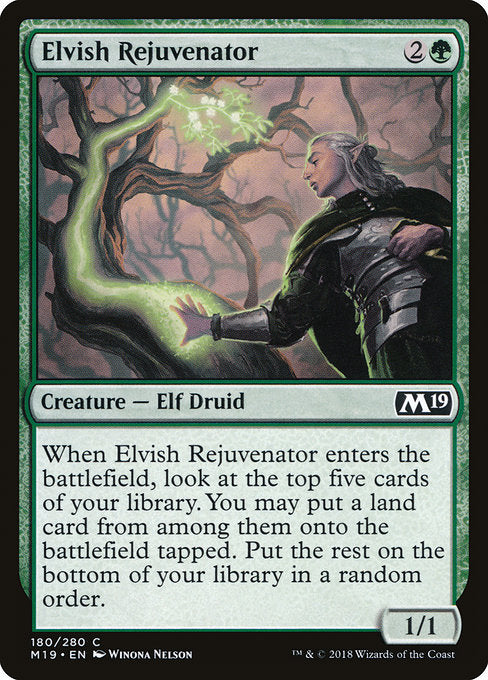 Elvish Rejuvenator [Core Set 2019] - Evolution TCG