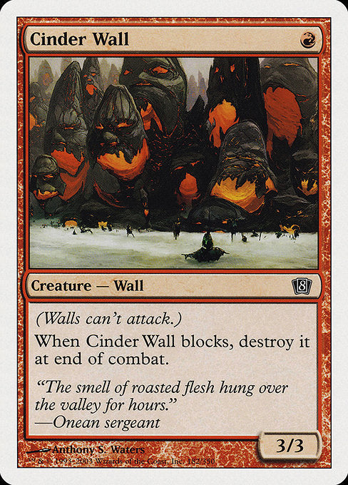 Cinder Wall [Eighth Edition] - Evolution TCG