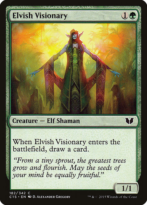 Elvish Visionary [Commander 2015] - Evolution TCG