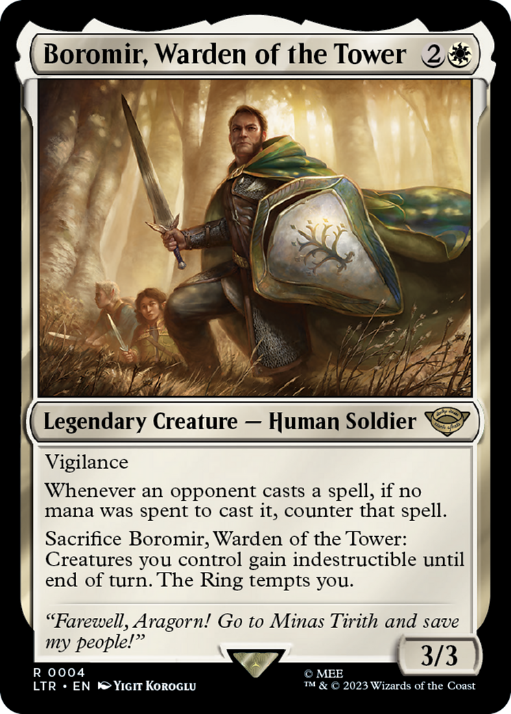 Boromir, Warden of the Tower [The Lord of the Rings: Tales of Middle-Earth] - Evolution TCG