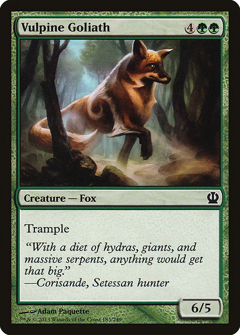 Vulpine Goliath [Theros] - Evolution TCG