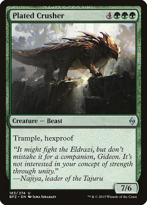 Plated Crusher [Battle for Zendikar] - Evolution TCG