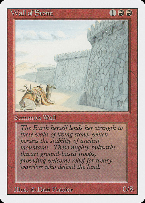 Wall of Stone [Revised Edition] - Evolution TCG