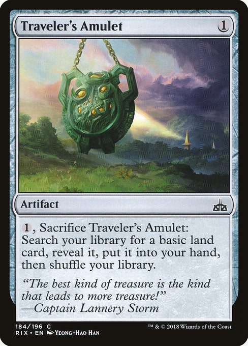 Traveler's Amulet [Rivals of Ixalan] - Evolution TCG