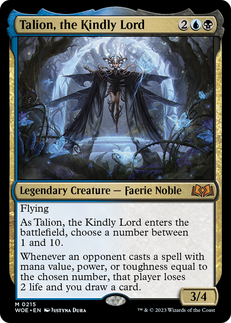 Talion, the Kindly Lord [Wilds of Eldraine] - Evolution TCG