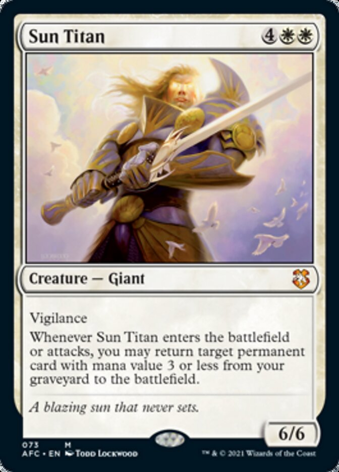 Sun Titan [Dungeons & Dragons: Adventures in the Forgotten Realms Commander] - Evolution TCG