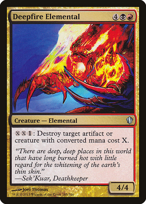 Deepfire Elemental [Commander 2013] - Evolution TCG