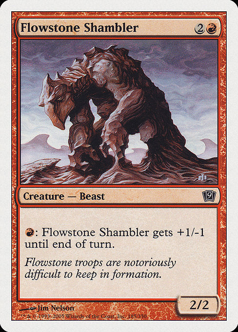 Flowstone Shambler [Ninth Edition] - Evolution TCG