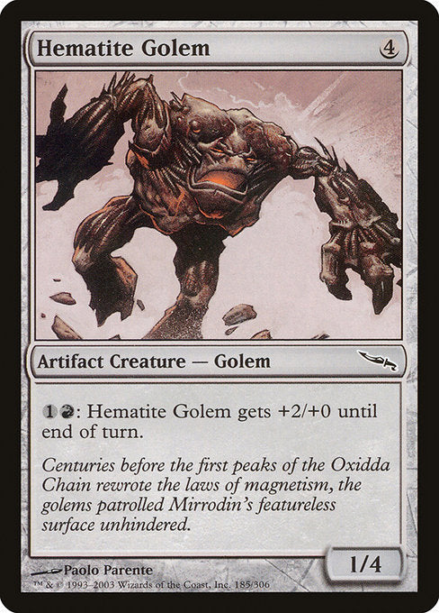 Hematite Golem [Mirrodin] - Evolution TCG