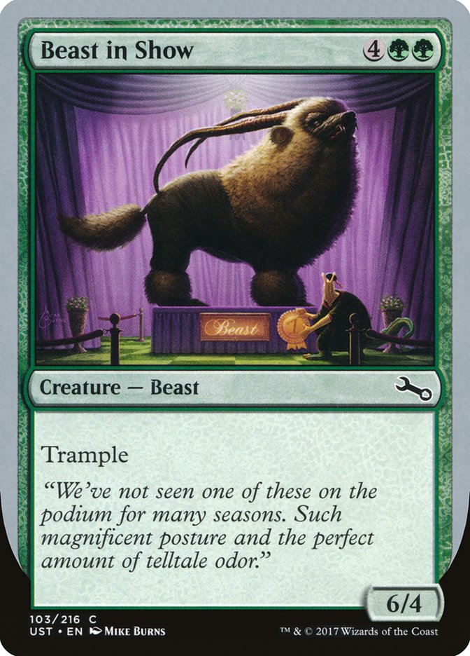 Beast in Show ("We've not seen one...") [Unstable] - Evolution TCG