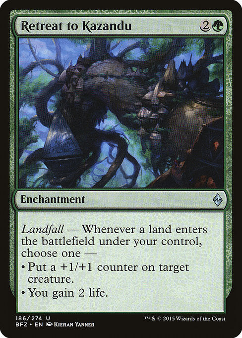 Retreat to Kazandu [Battle for Zendikar] - Evolution TCG