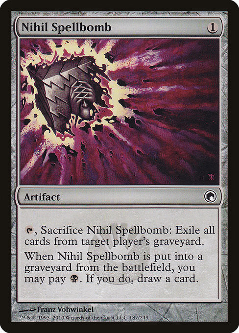 Nihil Spellbomb [Scars of Mirrodin] - Evolution TCG