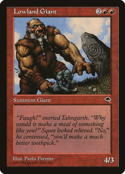 Lowland Giant [Tempest] - Evolution TCG