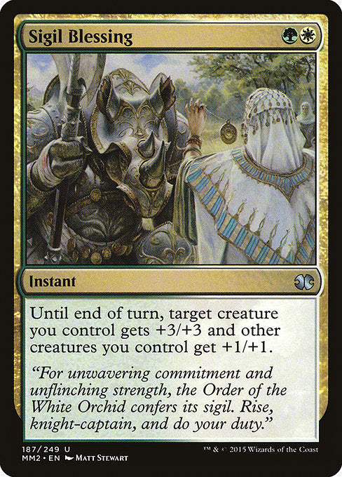 Sigil Blessing [Modern Masters 2015] - Evolution TCG