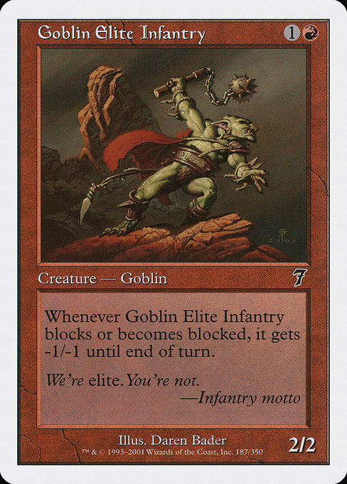 Goblin Elite Infantry [Seventh Edition] - Evolution TCG