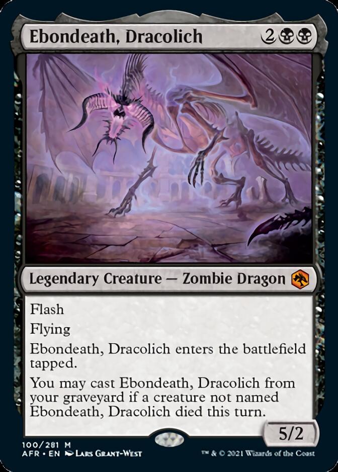 Ebondeath, Dracolich [Dungeons & Dragons: Adventures in the Forgotten Realms] - Evolution TCG