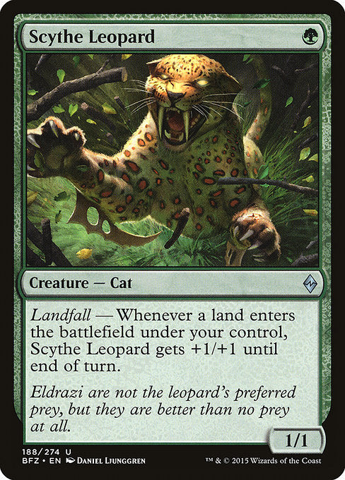 Scythe Leopard [Battle for Zendikar] - Evolution TCG