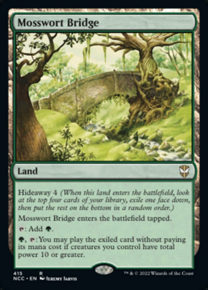 Mosswort Bridge [Streets of New Capenna Commander] - Evolution TCG