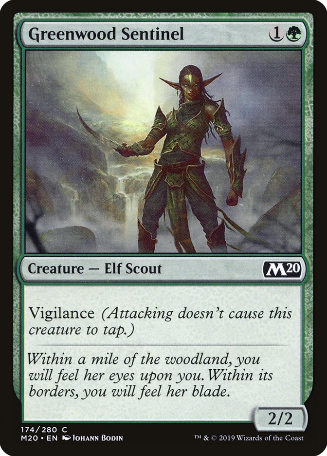 Greenwood Sentinel [Core Set 2020] - Evolution TCG