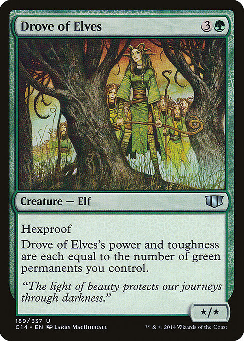 Drove of Elves [Commander 2014] - Evolution TCG