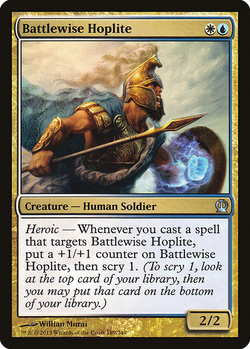 Battlewise Hoplite [Theros] - Evolution TCG