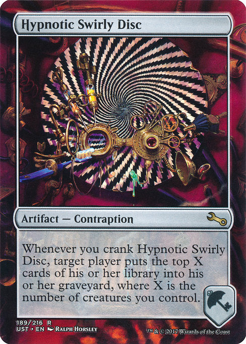 Hypnotic Swirly Disc [Unstable] - Evolution TCG