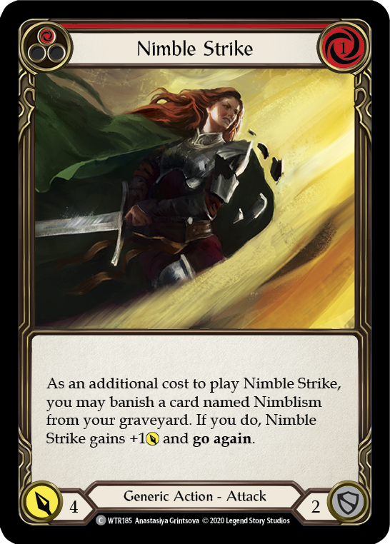 Nimble Strike (Red) [U-WTR185] (Welcome to Rathe Unlimited