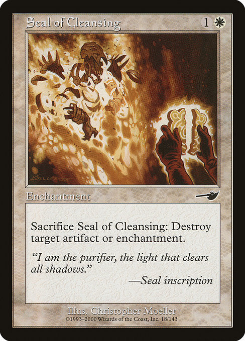 Seal of Cleansing [Nemesis] - Evolution TCG