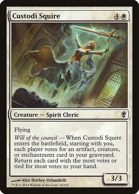 Custodi Squire [Conspiracy] - Evolution TCG