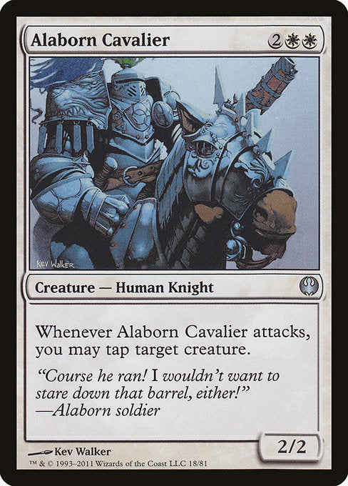 Alaborn Cavalier [Duel Decks: Knights vs. Dragons] - Evolution TCG