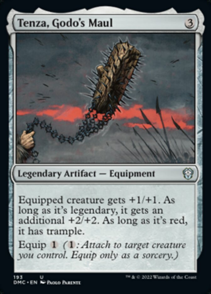 Tenza, Godo's Maul [Dominaria United Commander] - Evolution TCG