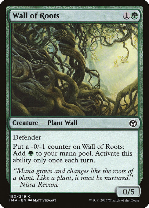 Wall of Roots [Iconic Masters] - Evolution TCG