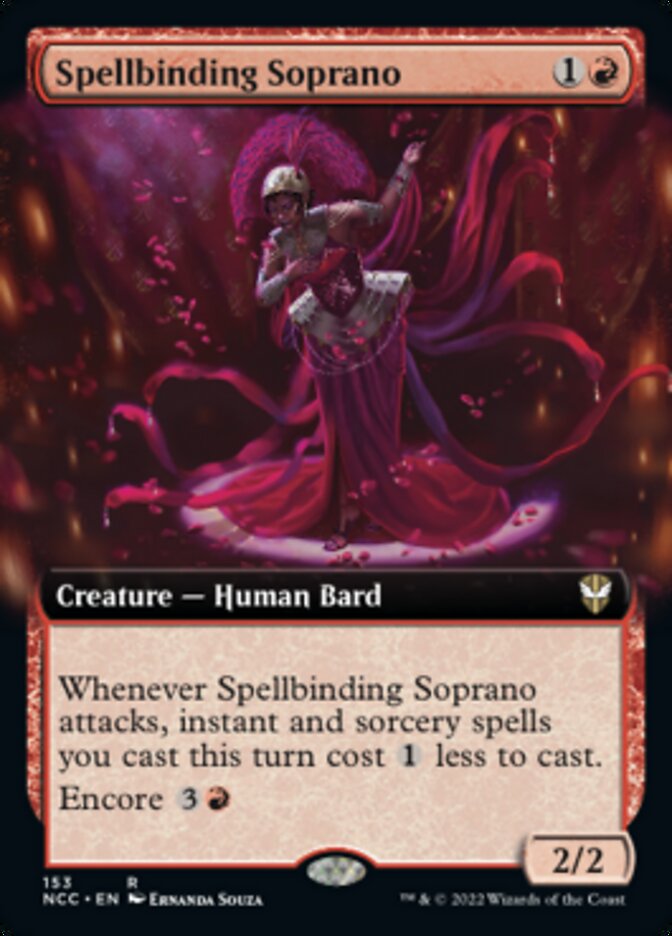 Spellbinding Soprano (Extended Art) [Streets of New Capenna Commander] - Evolution TCG
