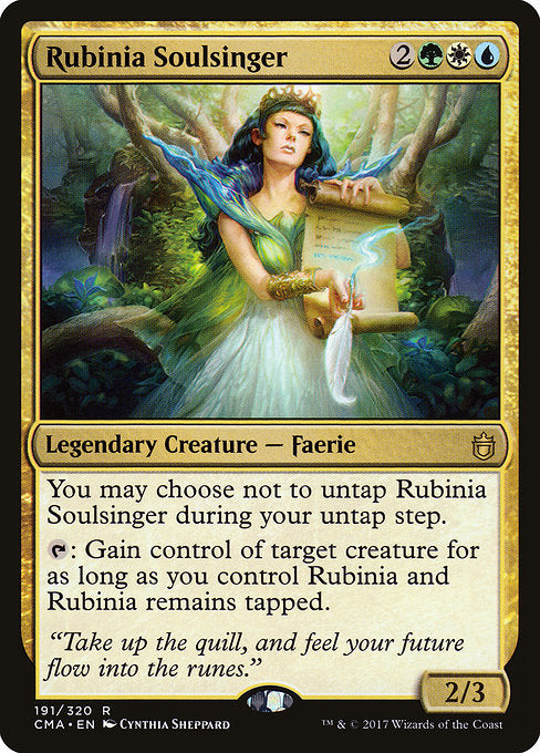 Rubinia Soulsinger [Commander Anthology] - Evolution TCG