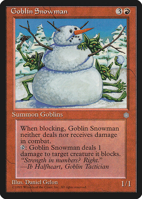 Goblin Snowman [Ice Age] - Evolution TCG