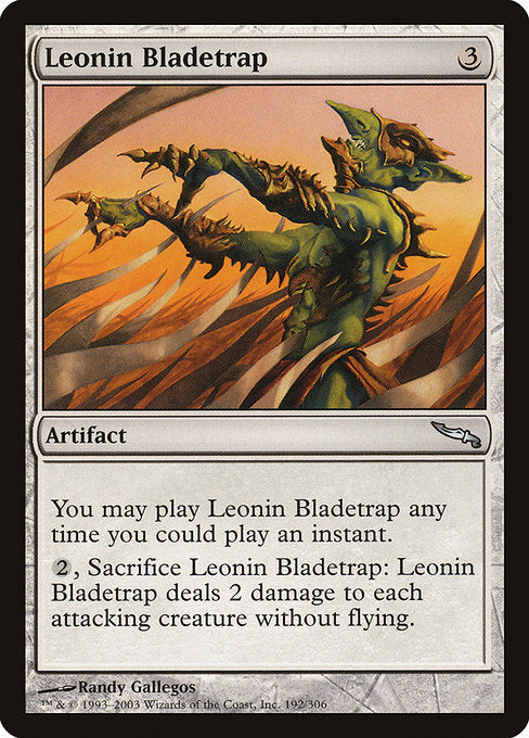 Leonin Bladetrap [Mirrodin] - Evolution TCG