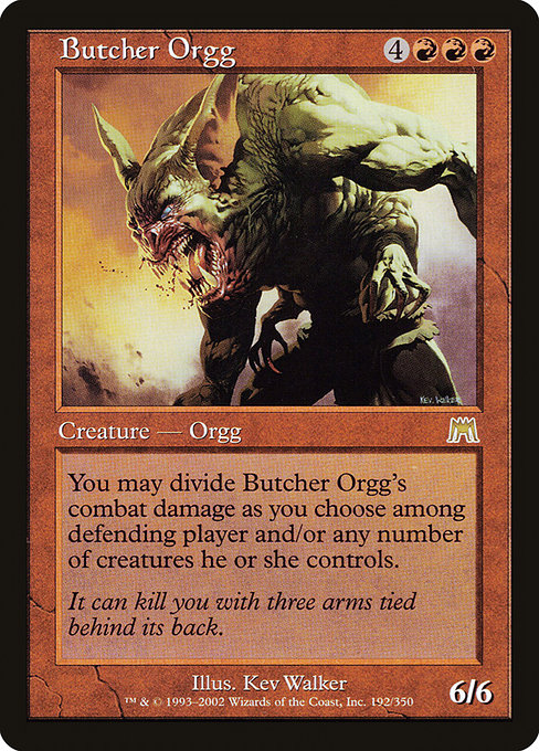 Butcher Orgg [Onslaught] - Evolution TCG