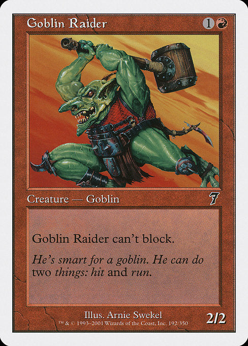 Goblin Raider [Seventh Edition] - Evolution TCG