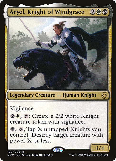 Aryel, Knight of Windgrace [Dominaria] - Evolution TCG