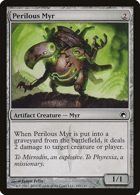 Perilous Myr [Scars of Mirrodin] - Evolution TCG