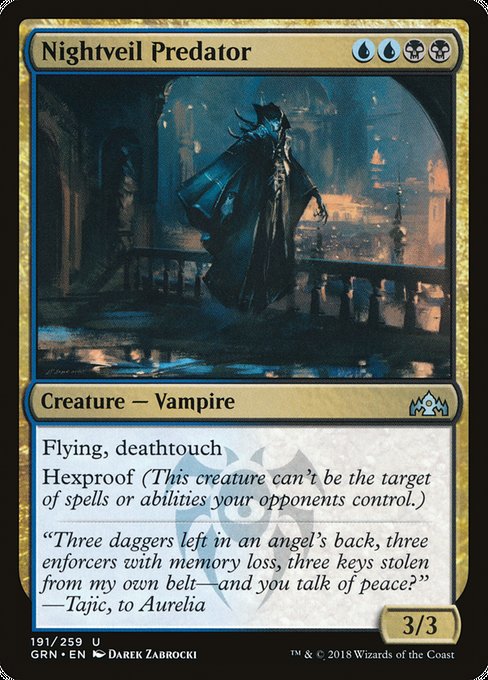 Nightveil Predator [Guilds of Ravnica] - Evolution TCG