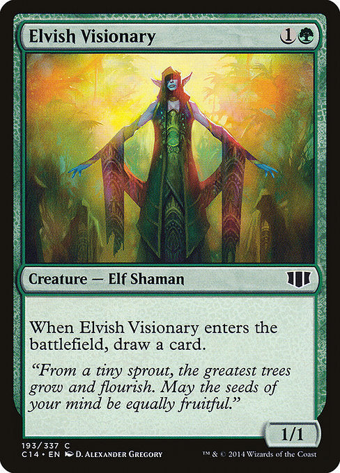 Elvish Visionary [Commander 2014] - Evolution TCG