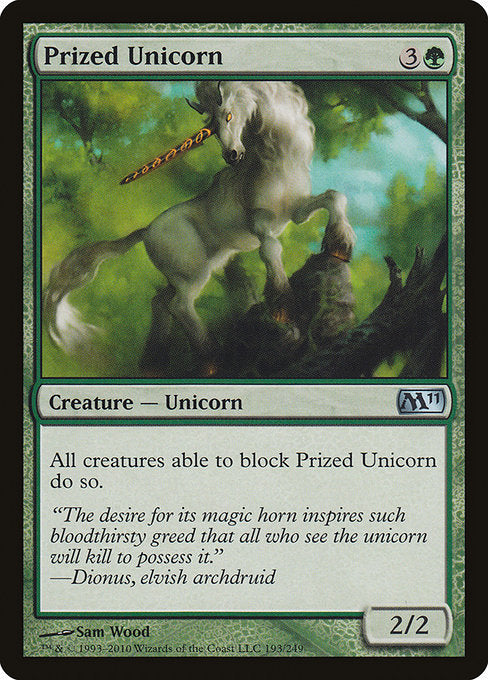Prized Unicorn [Magic 2011] - Evolution TCG