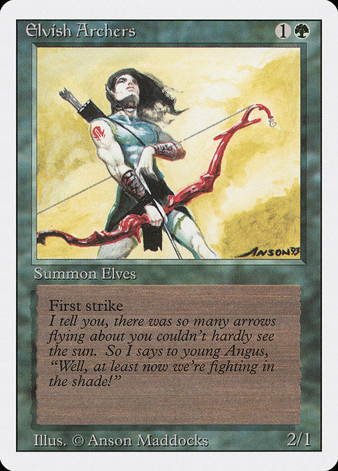 Elvish Archers [Revised Edition] - Evolution TCG