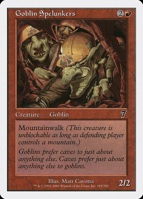 Goblin Spelunkers [Seventh Edition] - Evolution TCG