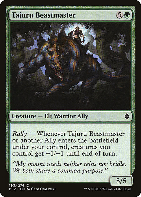 Tajuru Beastmaster [Battle for Zendikar] - Evolution TCG