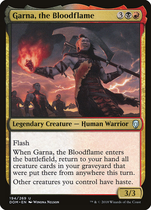 Garna, the Bloodflame [Dominaria] - Evolution TCG