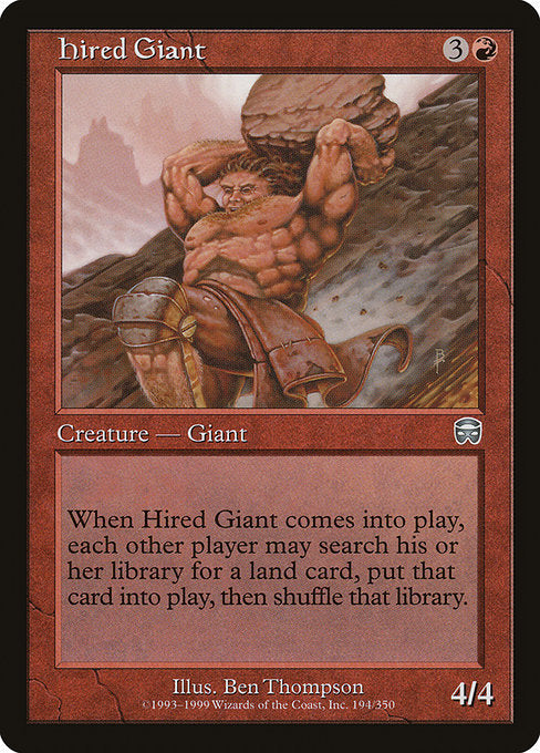 Hired Giant [Mercadian Masques] - Evolution TCG