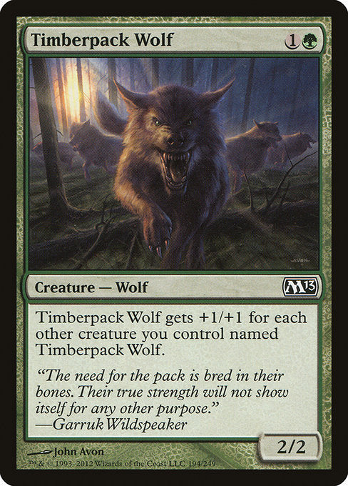 Timberpack Wolf [Magic 2013] - Evolution TCG